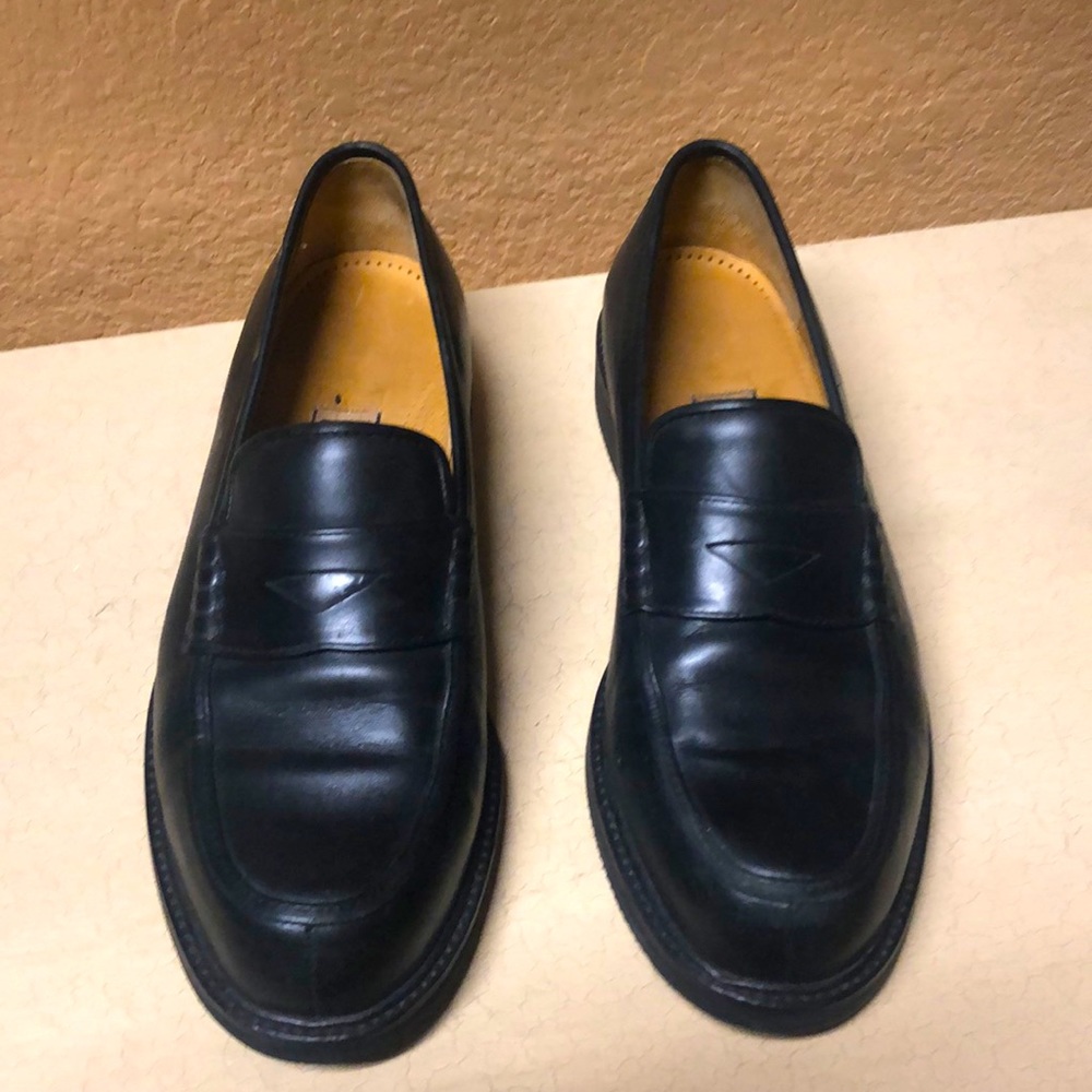 Cole Haan full leather black penny loafers